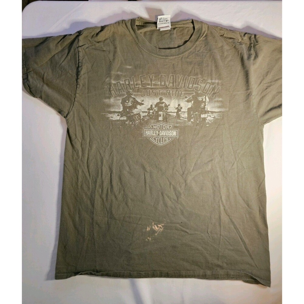 Harley-Davidson Just Ride Jackson Hole Wyoming T-Shirt Grande (Large)